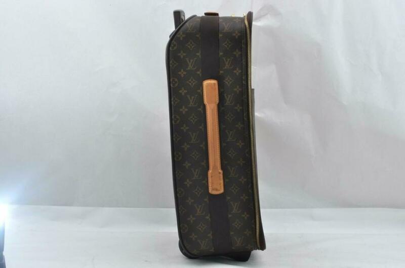 Louis Vuitton Pegase 55 Carry On Suitcase Brown Monogram Canvas Weekend/Travel