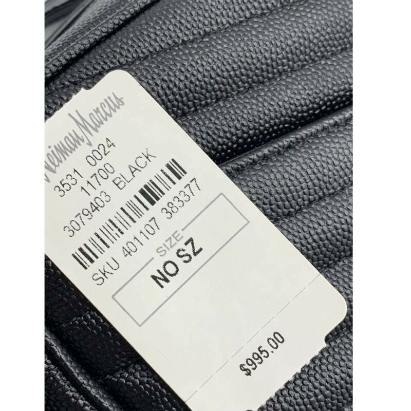 Saint Laurent Monogram Ysl Camera Black Leather Cross Body Bag