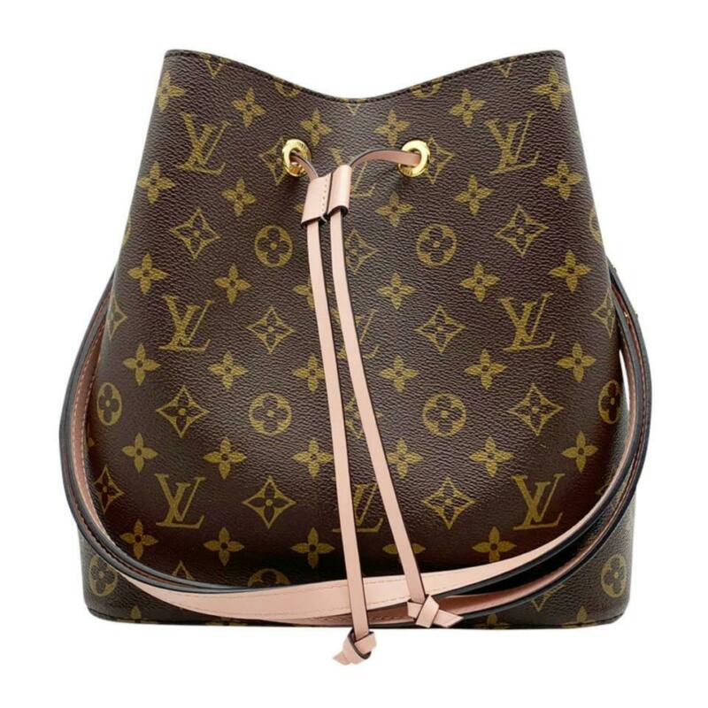 Louis Vuitton Neonoe Rose Poudre Pink Monogram Canvas Shoulder Bag