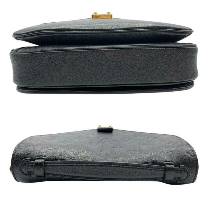 Louis Vuitton Pochette Metis Noir 2017 Black Monogram Empreinte Leather