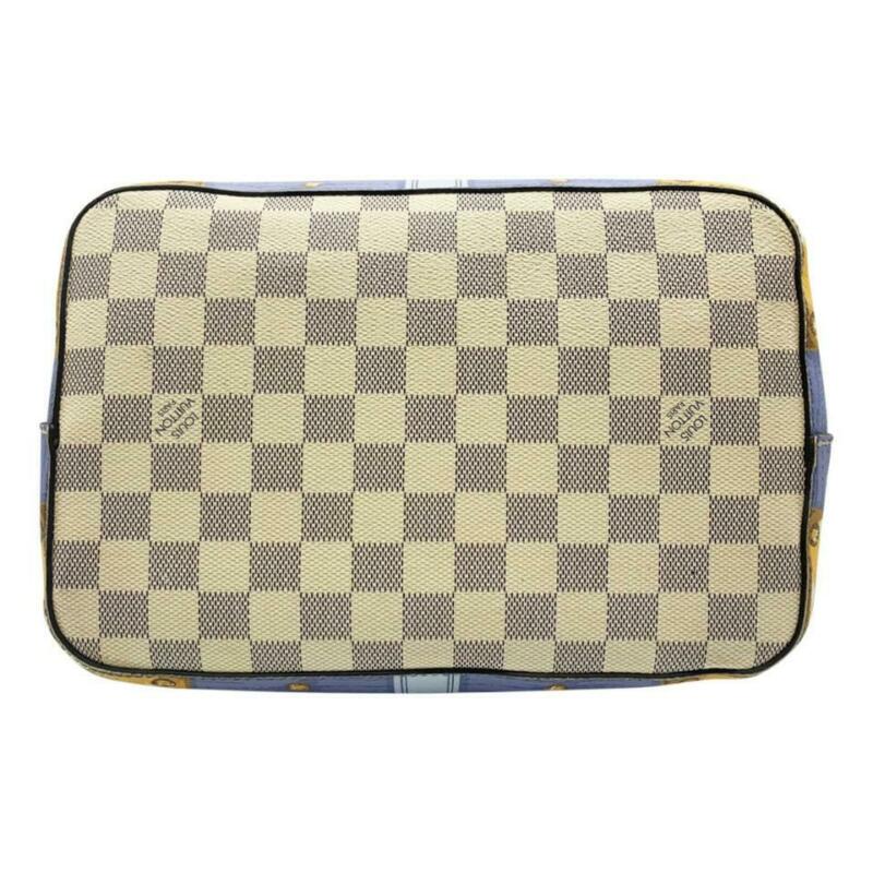 Louis Vuitton Summer Trunks Neonoe White Damier Azur Canvas Shoulder Bag