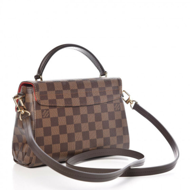 Louis Shoulder Bag Croisette Damier Ebene Women Luxury Handbag
