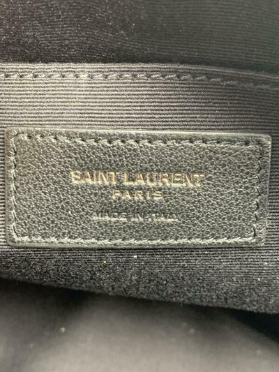 Saint Laurent Monogram Camera Lou Matelassé Black Calfskin Leather Cross Body