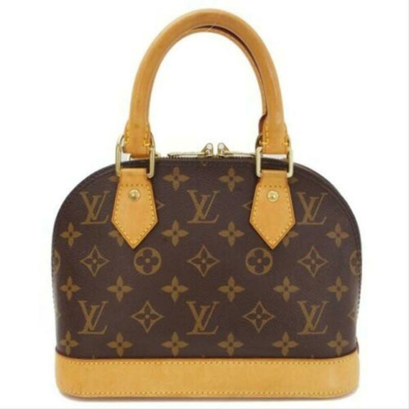 Louis Vuitton Alma Bb Brown Monogram Canvas Cross Body Bag