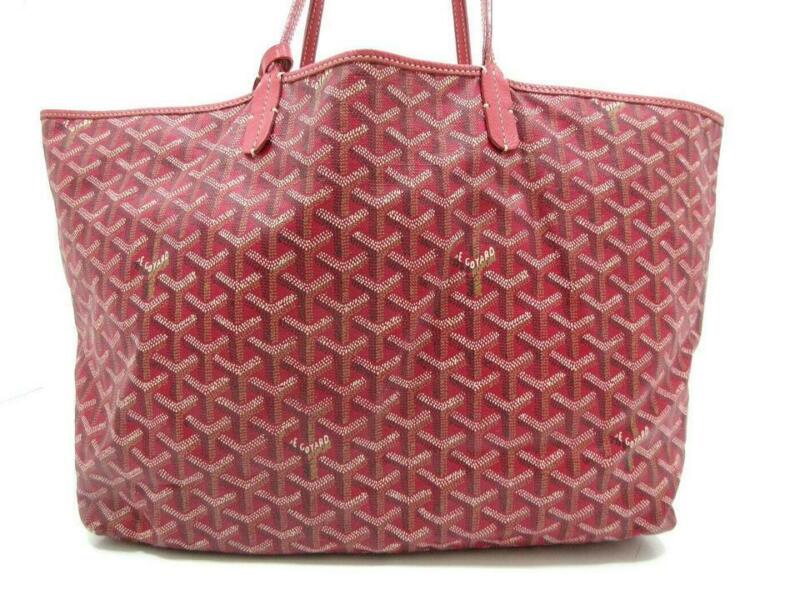Goyard Saint Louis Pm with Pouch Special Edition Red Coated Canvas Tote