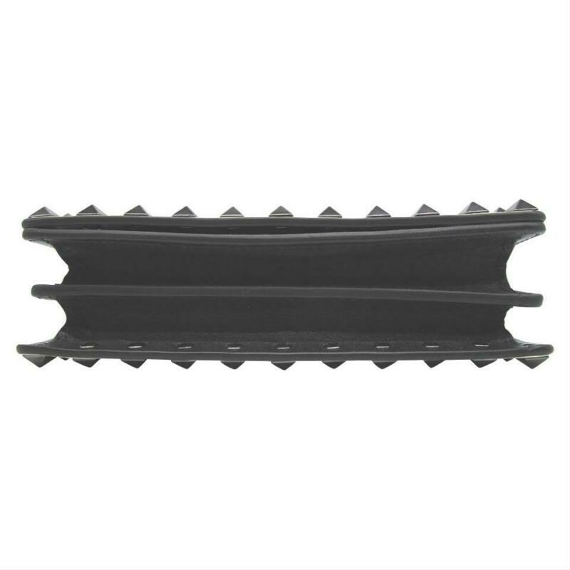 Valentino Garavani Rockstud V-stripe Pouch Chain Black Leather Cross Body Bag