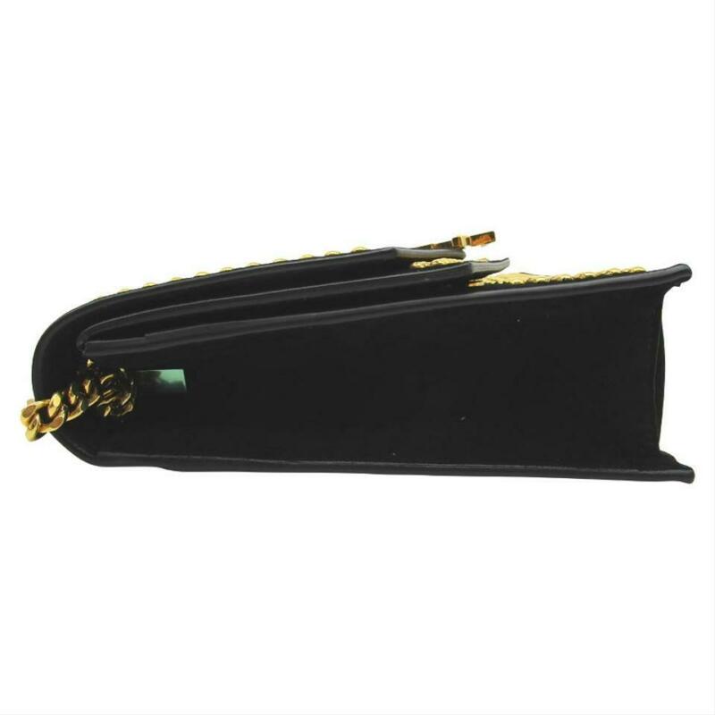 Saint Laurent Sulpice Monogram Ysl Triple-flap Black Suede Leather Cross Body