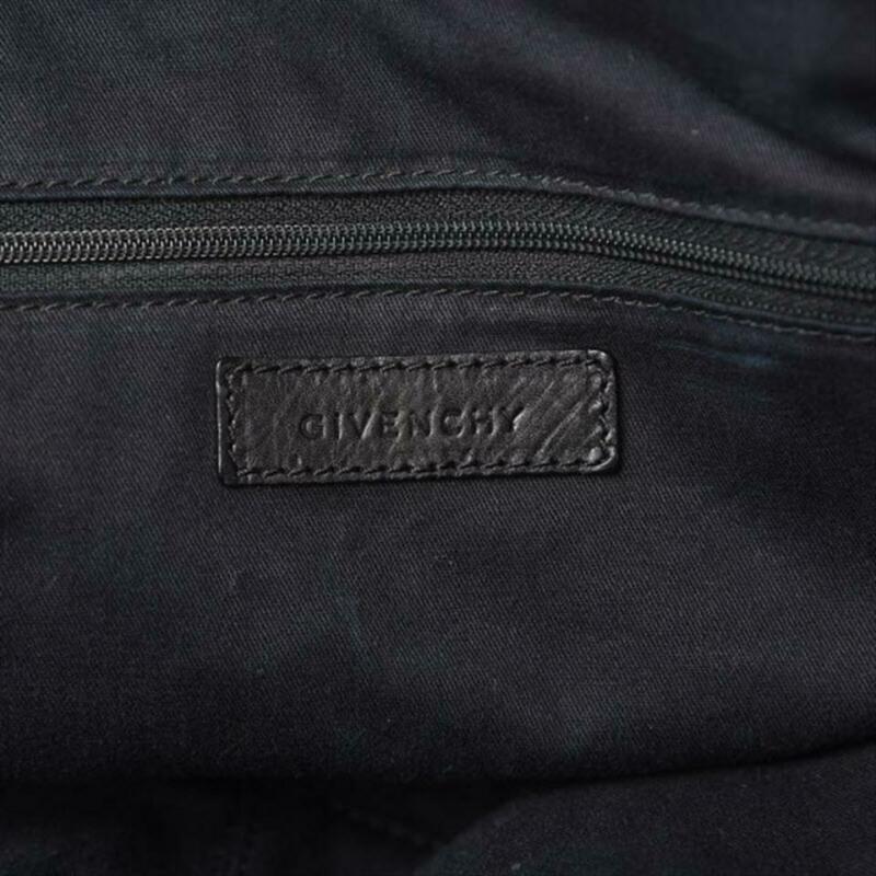 Givenchy Medium Antigona Black Suede Leather Shoulder Bag