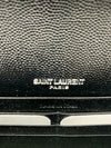 Saint Laurent Chain Wallet Envelope Woc Monogram Black Leather Cross Body Bag