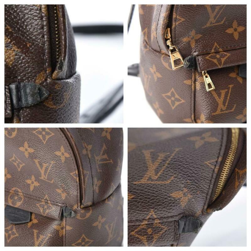 Louis Vuitton Palm Springs Backpack Mini Brown Monogram Canvas Shoulder Bag