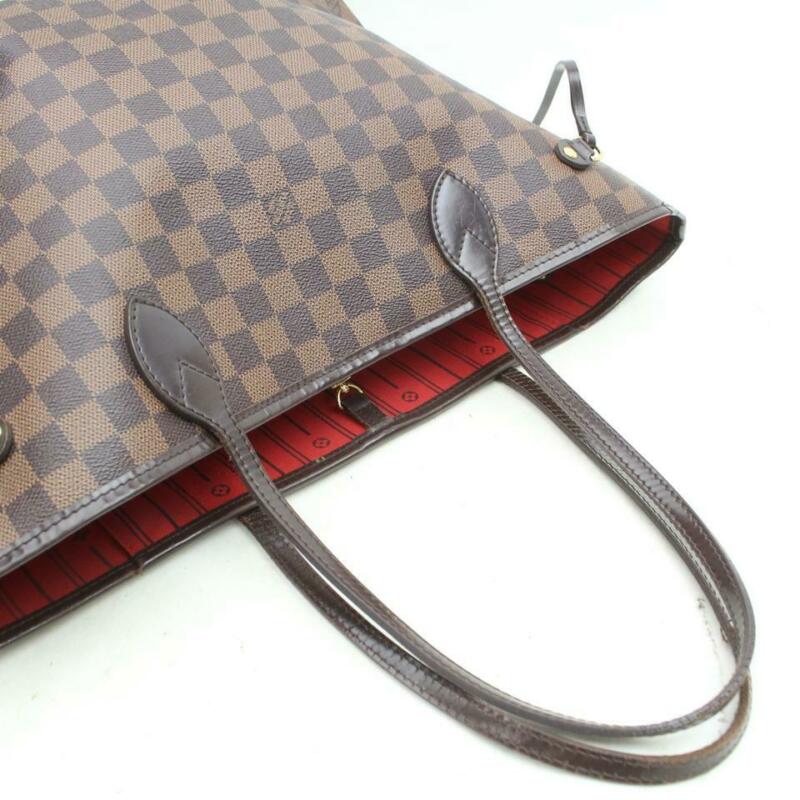 Louis Vuitton Neverfull Mm Brown Damier Ébène Canvas Tote