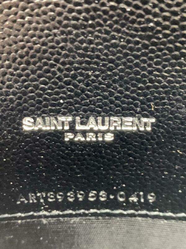 Saint Laurent Chain Wallet Envelope Woc Monogram Black Leather Cross Body Bag