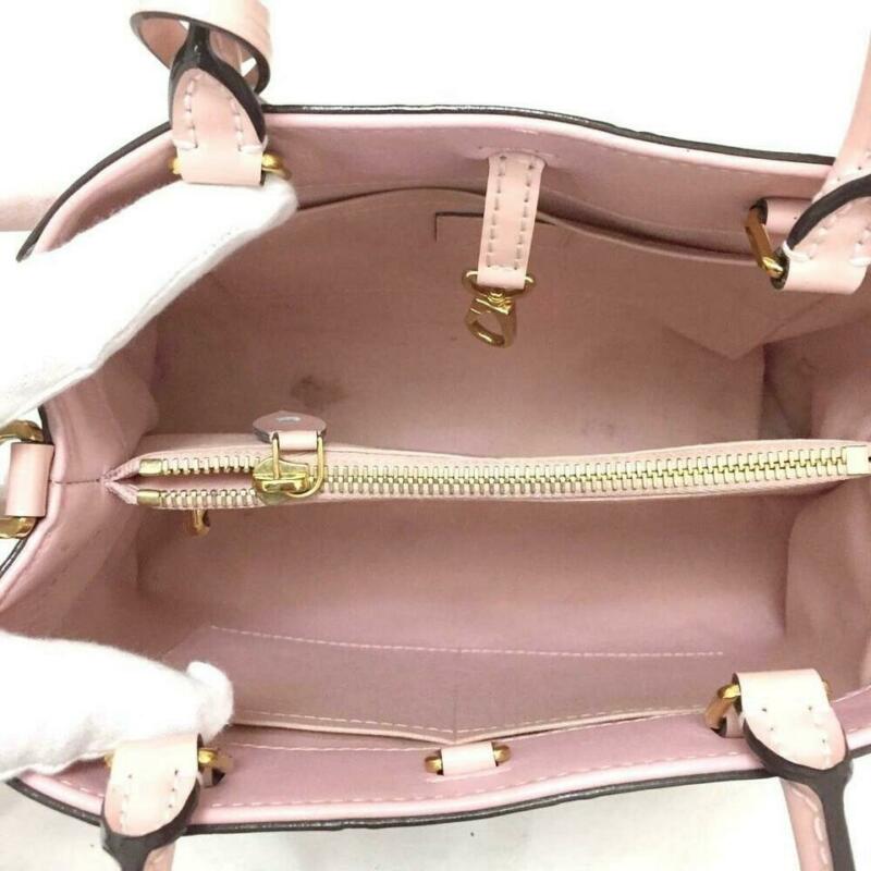 Louis Vuitton Montaigne Bb Vernis Rose Ballerine Pink Patent Leather Satchel
