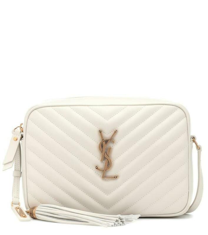Saint Laurent Monogram Camera Lou Matelassé Crema Soft White Leather Cross Body