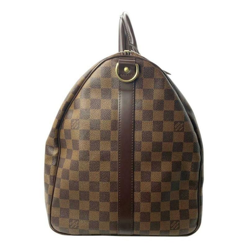 Louis Vuitton Keepall Bandouliere 55 Brown Damier Ébène Canvas Weekend/Travel