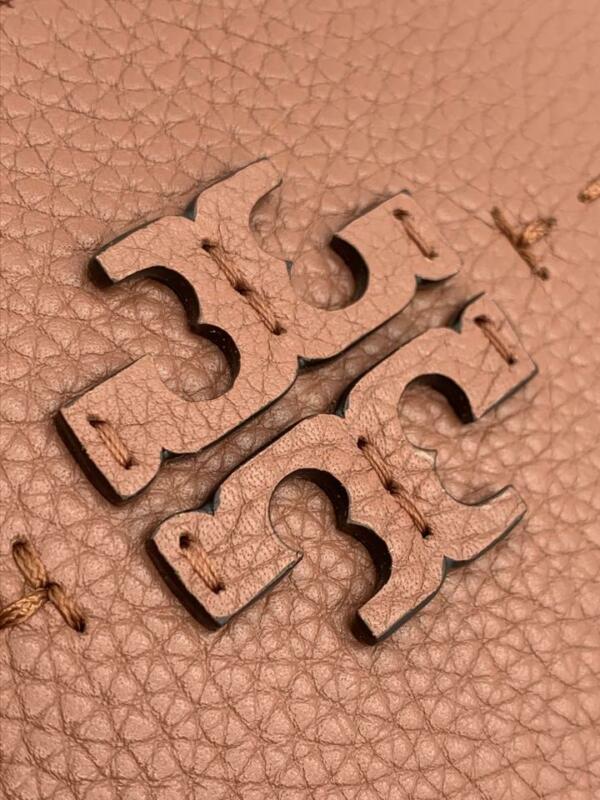 Tory Burch Camera Mcgraw Brown Leather Shoulder Bag