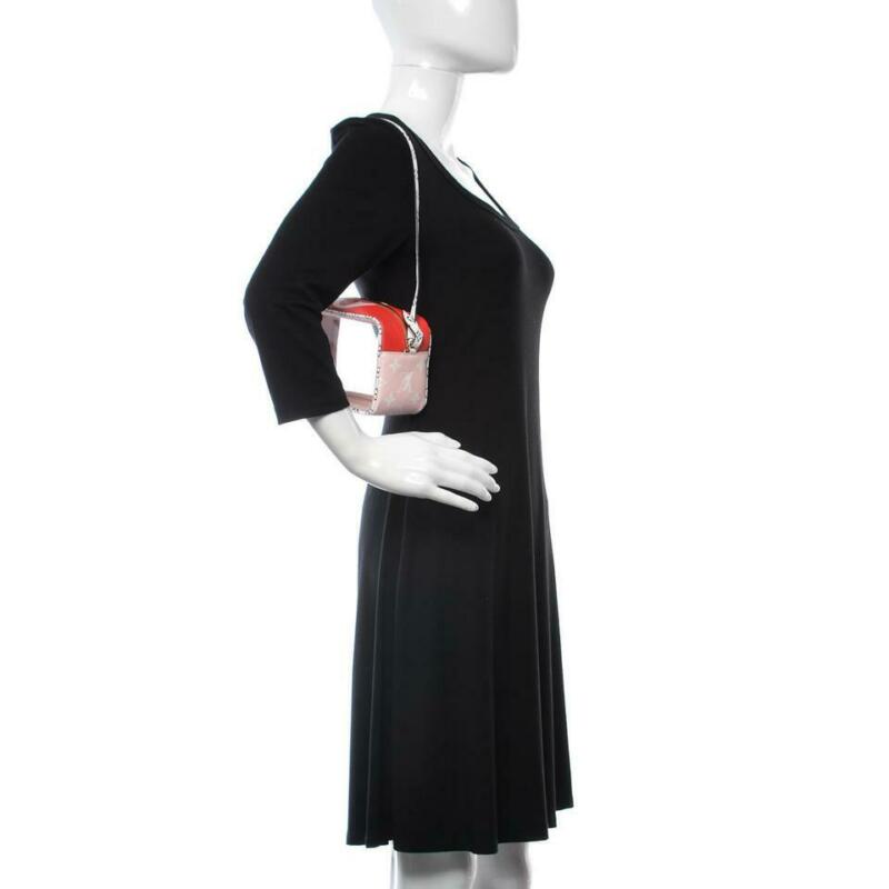 Louis Vuitton Giant Beach Pouch Rouge Pink Monogram Canvas Shoulder Bag