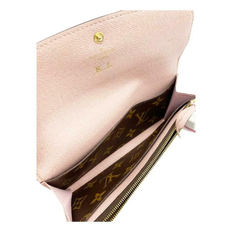 Louis Vuitton Pink Emilie Monogram Rose Ballerine