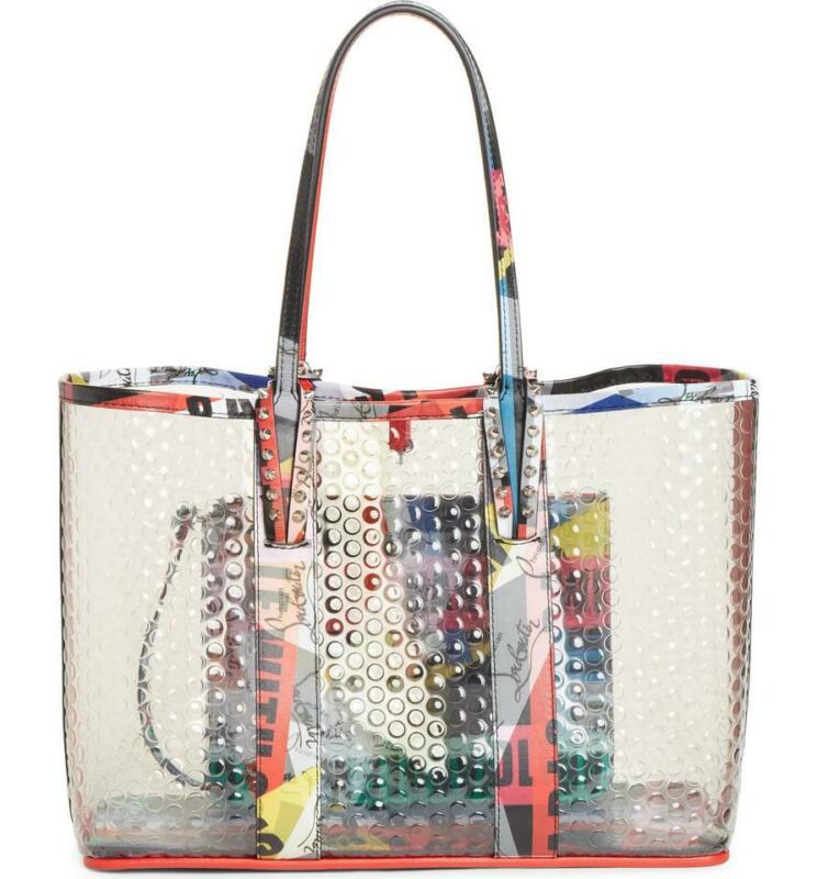 Christian Louboutin Small Cabata Red Pvc Tote