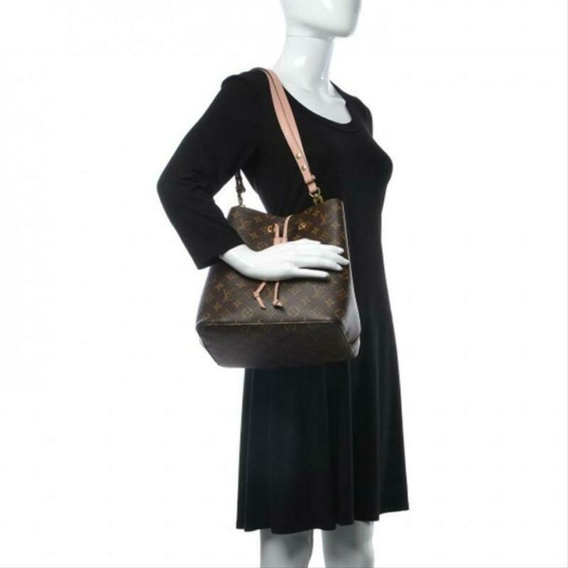 Louis Vuitton Neonoe Rose Poudre Pink Monogram Canvas Shoulder Bag