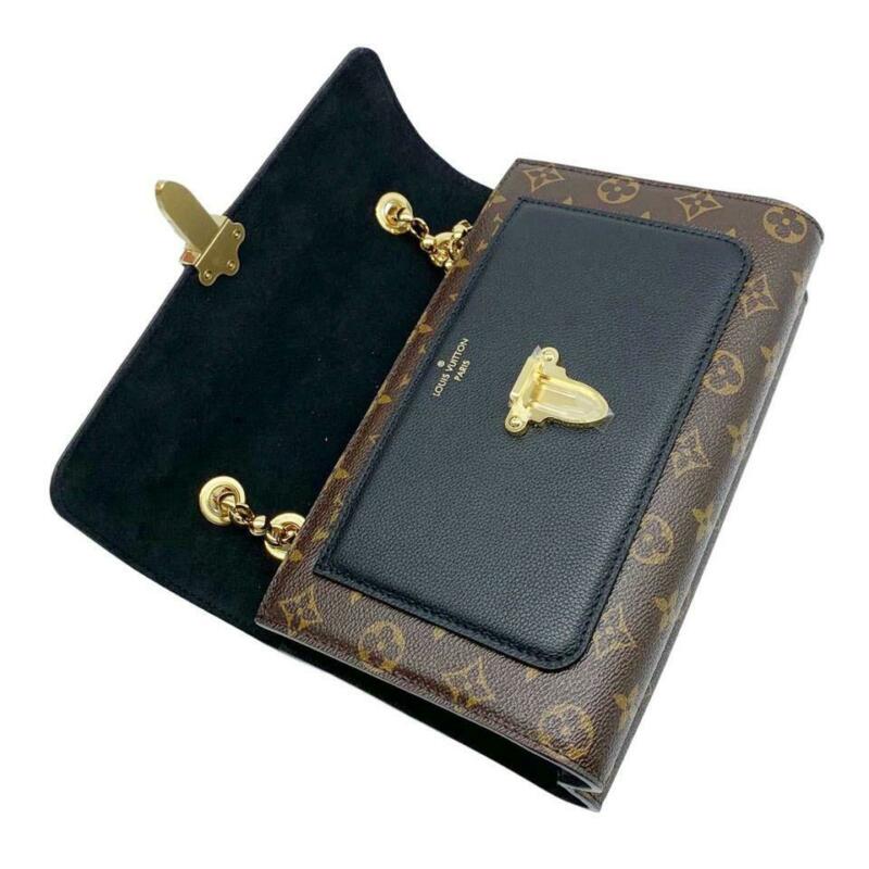Louis Vuitton Victoire Noir Chain 2019 Black Monogram Canvas and Calfskin