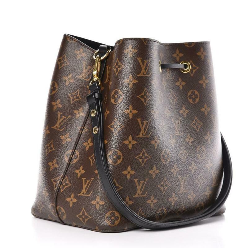 Louis Vuitton Neonoe Noir Black Monogram Canvas Shoulder Bag