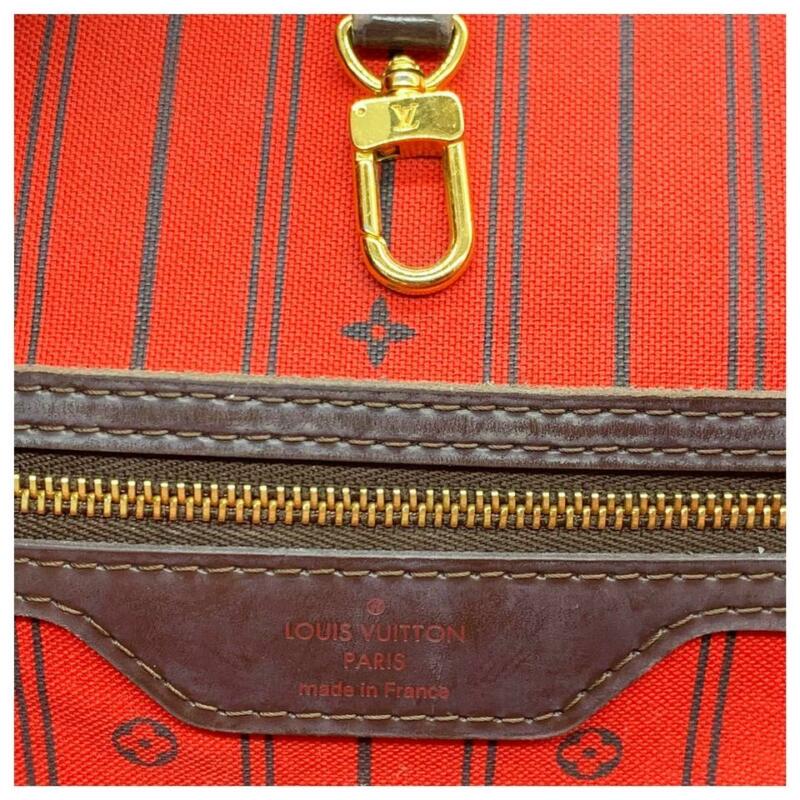 Louis Vuitton Neverfull Gm Brown Damier Ébène Canvas Tote