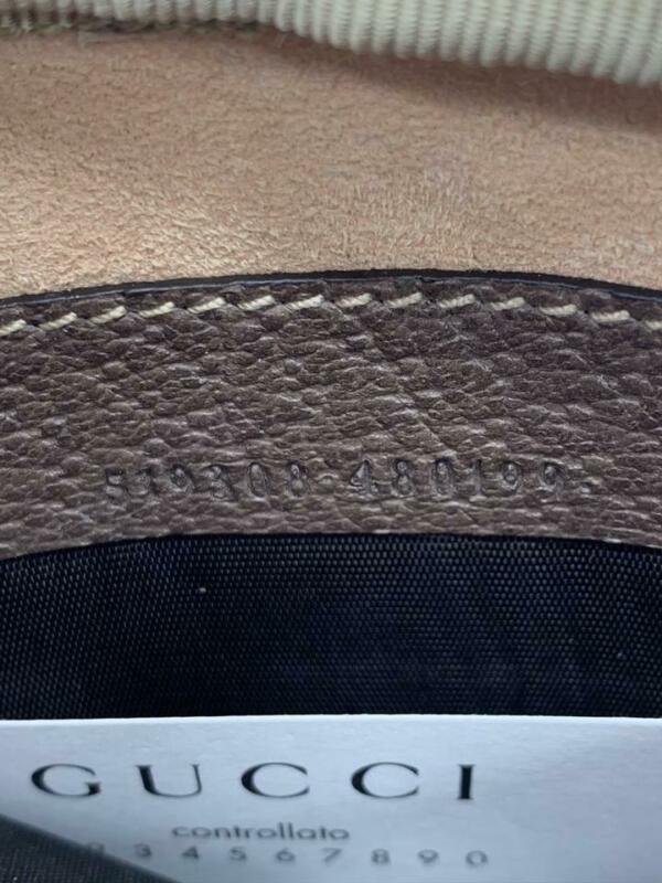 Gucci Ophidia Belt Brown Gg Supreme Canvas Cross Body Bag