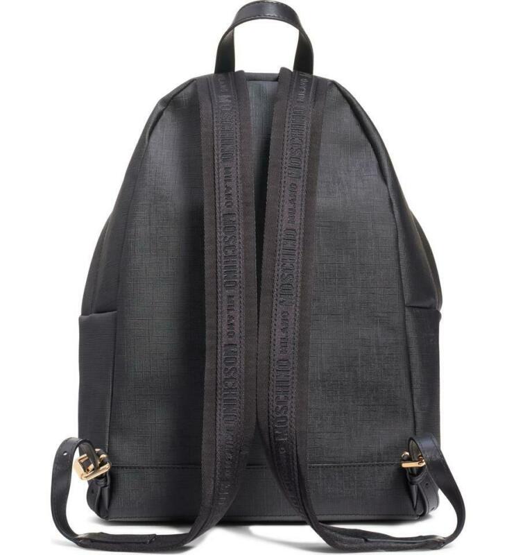 Moschino Money Teddy Black Polyurethane Backpack