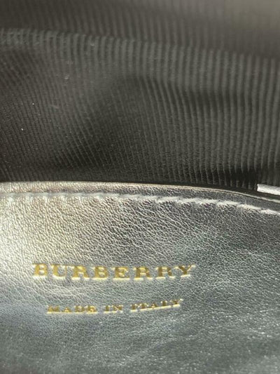Burberry Camera Vintage Check Link Silver Canvas Cross Body Bag
