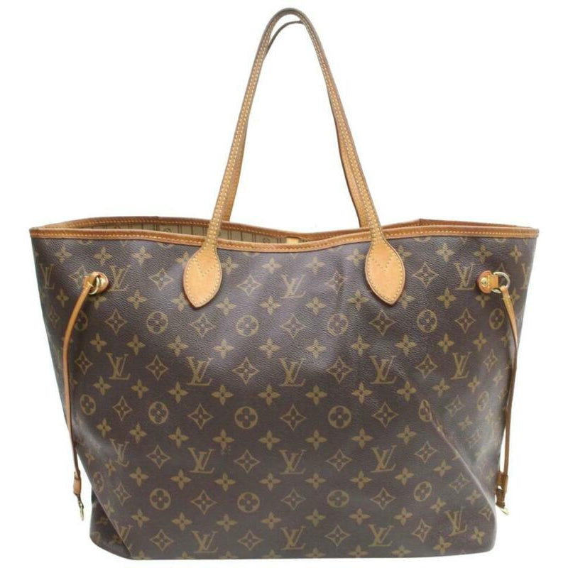 Louis Vuitton Neverfull Gm Brown Monogram Canvas Tote