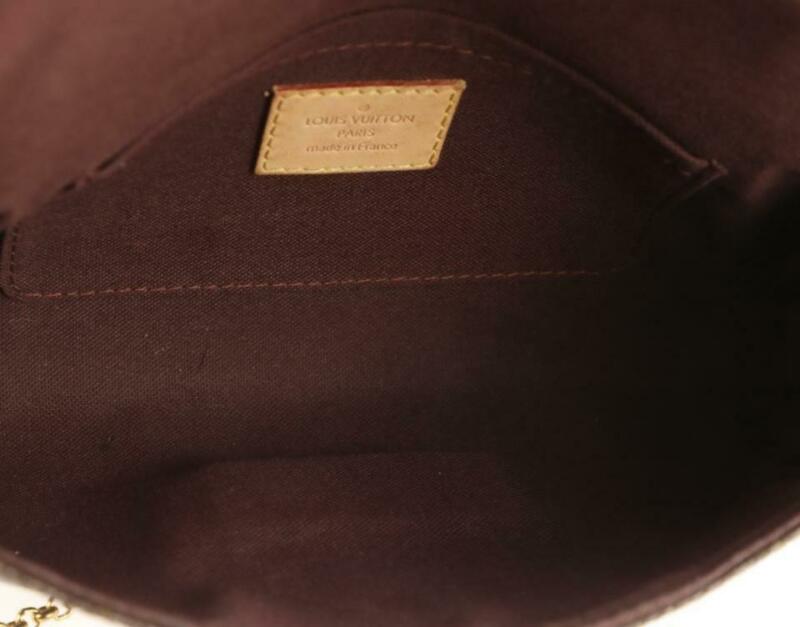 Louis Vuitton Favorite Pm Brown Monogram Canvas Cross Body Bag