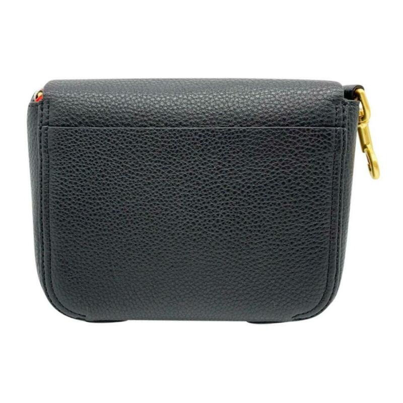 Tory Burch Crossbody Perry Black Calfskin Leather Shoulder Bag