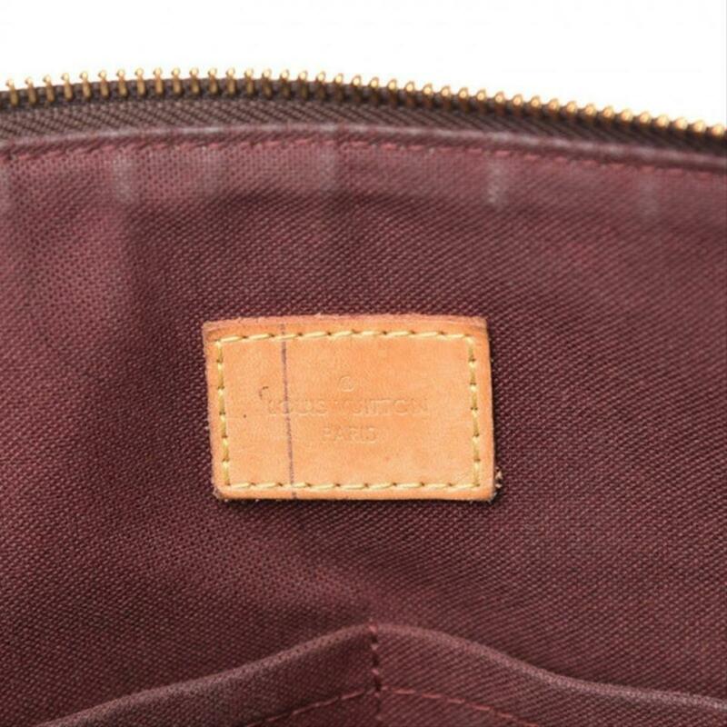 Louis Vuitton Iena Mm Brown Monogram Canvas Tote