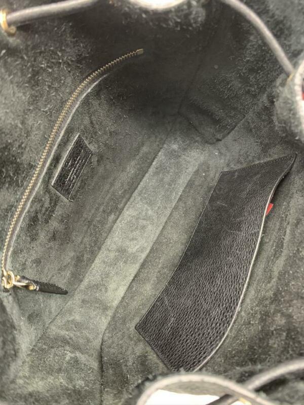 Valentino Bucket Rockstud Large Black Leather Cross Body Bag