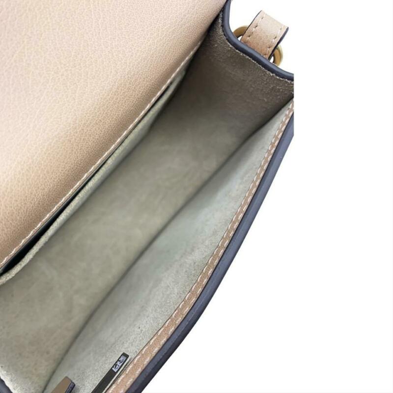 Chloé Crossbody Nile Small Bracelet Beige Leather Shoulder Bag