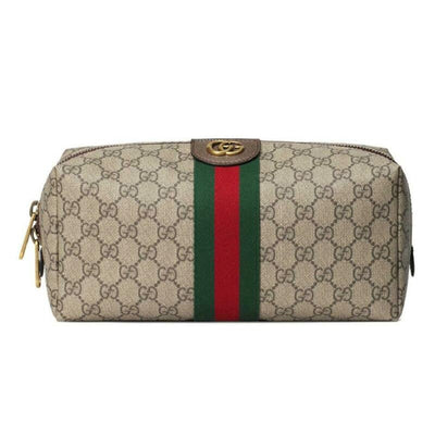Gucci Mini Ophidia Toiletry Case Brown Gg Supreme Canvas Weekend/Travel Bag