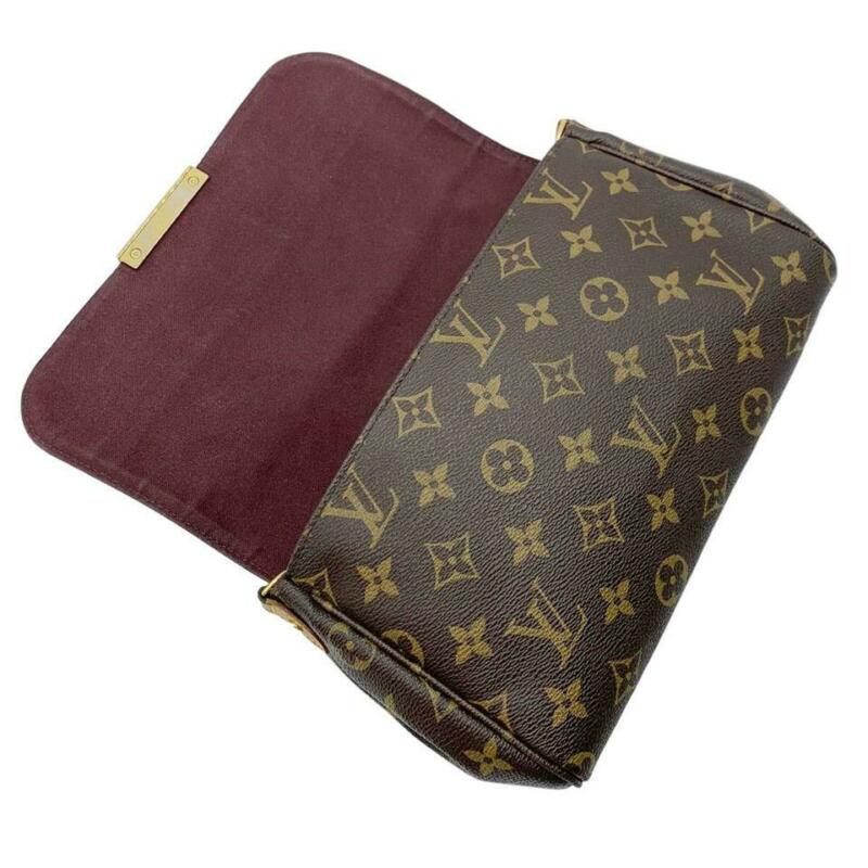 Louis Vuitton Favorite Mm Brown Monogram Canvas Cross Body Bag