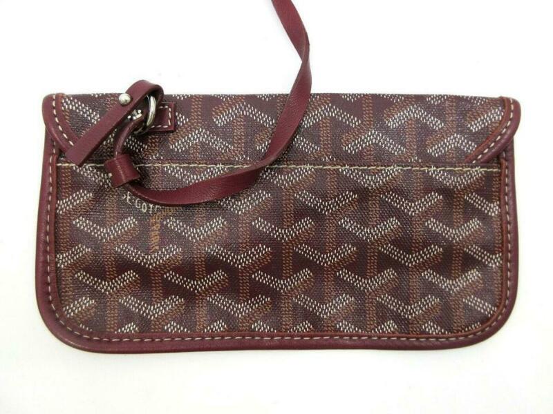 Goyard Saint Louis Pm Bordeaux Special Edition Red Coated Canvas Tote