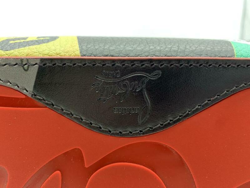 Christian Louboutin Loubiballage Calfskin Cabata Black Leather Tote