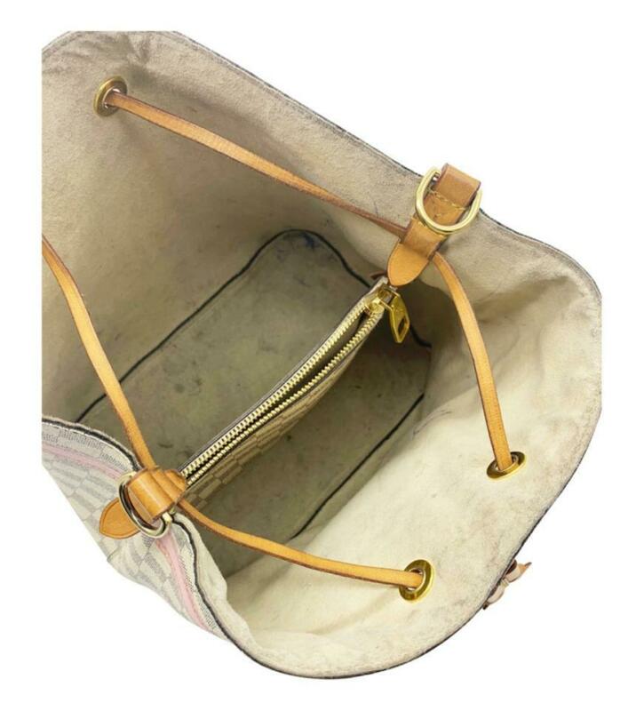 Louis Vuitton Summer Trunks Neonoe White Damier Azur Canvas Shoulder Bag