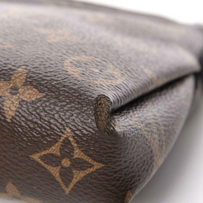 Louis Vuitton Clutch Crossbody Pallas Black Monogram Canvas Shoulder Bag