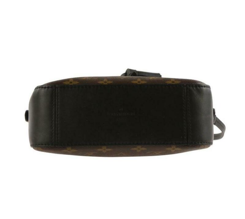 Louis Vuitton Saintonge Black Monogram Canvas Shoulder Bag
