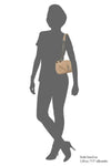 Saint Laurent Collège Monogram Envelop Classic Beige Leather Shoulder Bag