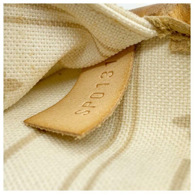 Louis Vuitton Neverfull Mm White Damier Azur Canvas Tote