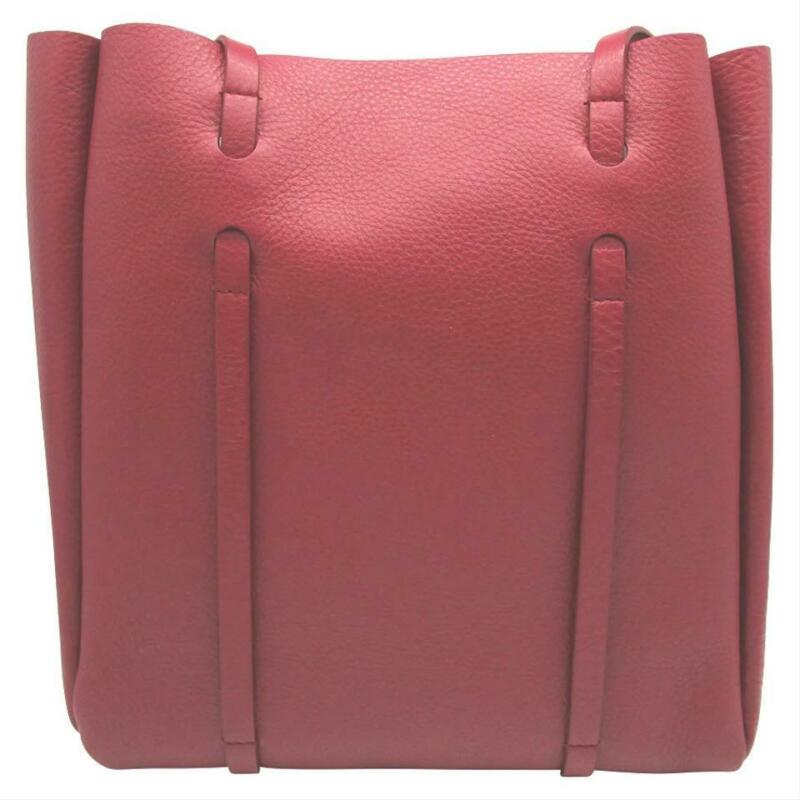 NEW Balenciaga Everyday Small Red Leather Tote Shopper