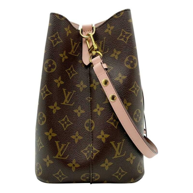 Louis Vuitton Neonoe Rose Poudre Pink Monogram Canvas Shoulder Bag