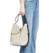 Givenchy Bucket Bag Medium Gv Calfskin Suede Beige Leather Tote