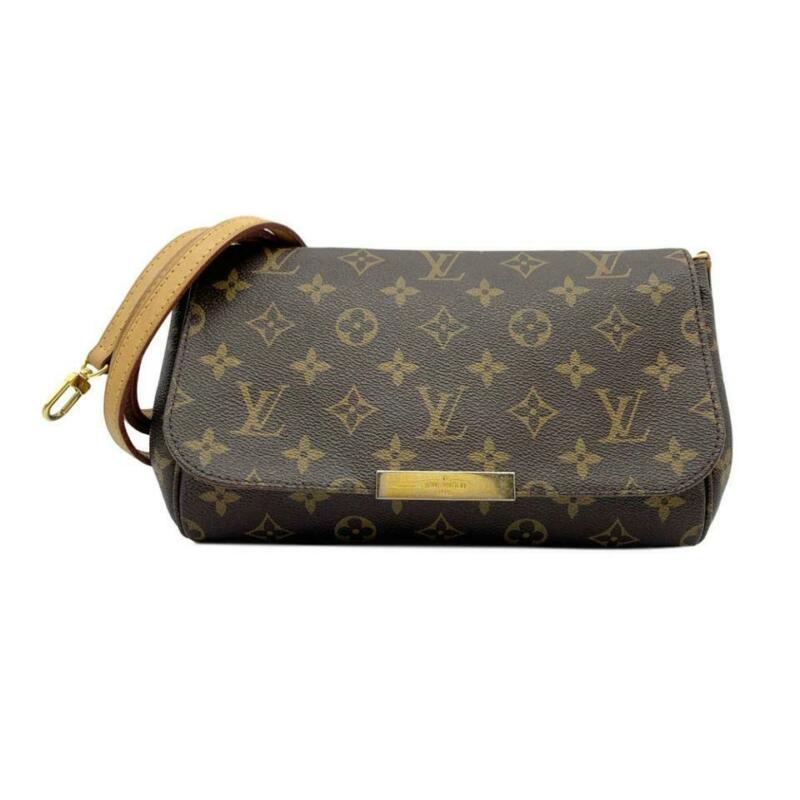 Louis Vuitton Favorite Mm Brown Monogram Canvas Cross Body Bag