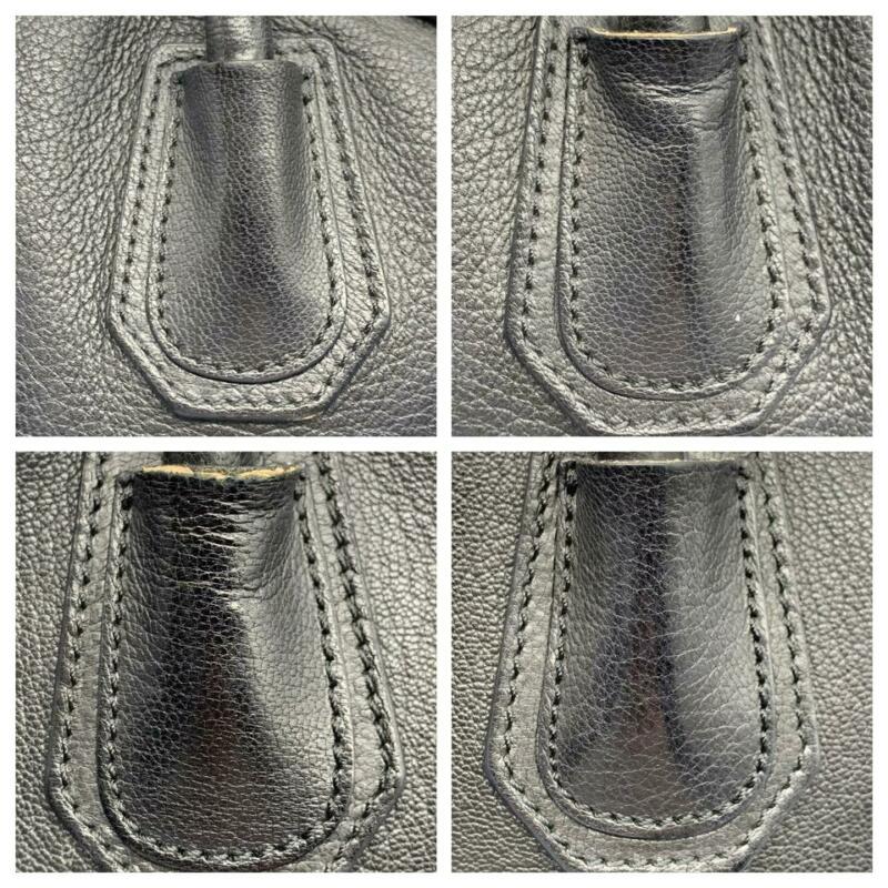 Givenchy Sugar Goatskin Small Antigona Black Leather Shoulder Bag